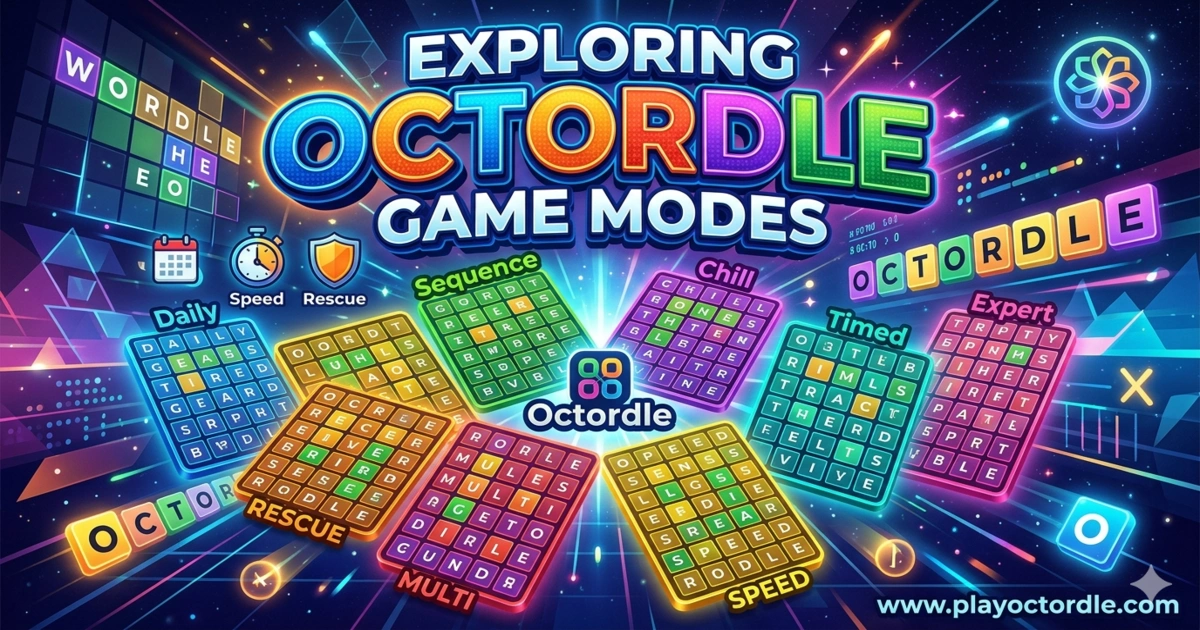 Octordle 2026 game modes daily rescue extreme