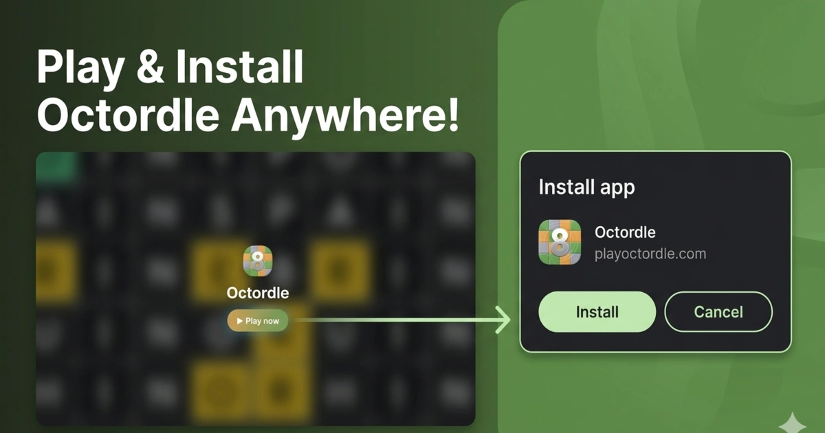 octordle pwa installation guide