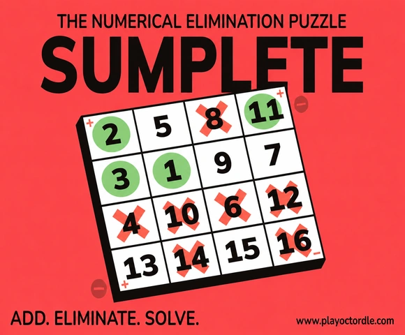 Sumplete puzzle game